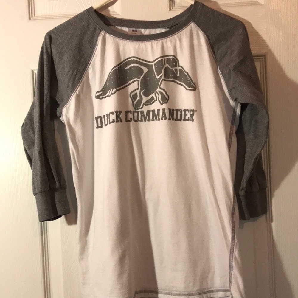 Duck Commander ringer sleeve 3/4 size large junior Preowned